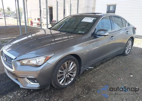 2020 Infiniti Q50 Luxe Awd z USA, uszkodzony, nr VIN JN1EV7AR7LM252597